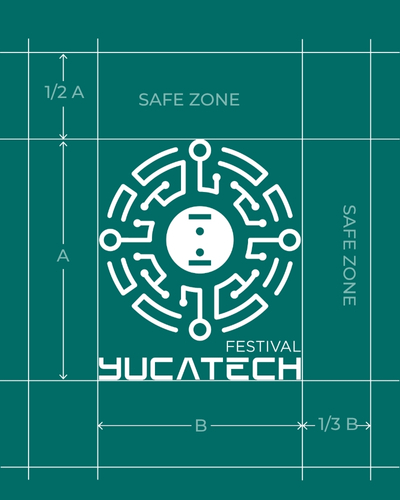 Diagrama de zona de seguridad del logo vertical (JPG)